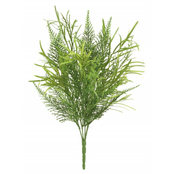 【平日14時まで当日出荷】スパイクファーンアソートブッシュ プラスチック 屋外対応 LEB8155 フェイクグリーン リーフ ブッシュ 束 人工観葉植物 屋外対応 スパイクファーンアソートブッシュ スパイクファーン