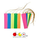 あす楽【平日14時まで当日出荷】NEW 短冊セット 25枚入 PVC 大 3100745 日本製 七夕飾り 七夕装飾 短冊 販促グッズ PVC ビニール