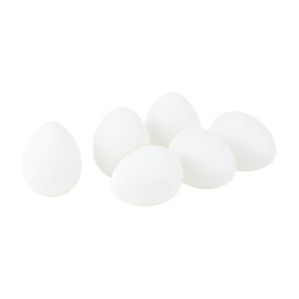タマゴ 6ケパック プラスチック ホワイト VF1239WH 食品サンプル フェイクフード ディスプレイ たまご 卵 エッグ タマゴ イースター
