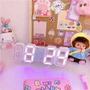 置き時計 デジタル時計 3D LED 立体 目覚まし時計 USB 白灯 夜光 映え部屋 おしゃれ オシャレな部屋時計 ゲーミング部屋 プレゼント 子供 光る時計 ナイトランプ Youtube Tiktok instagram 話題 送料無料