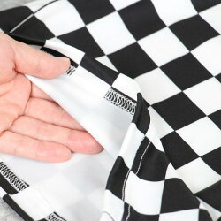 【3日以内に発送】サテンストレッチ素材のブロックチェック柄ストレートワイドパンツ原宿系ファッションレディースゆめかわいい服奇抜派手個性的ダンス衣装コスチュームヒップホップ韓国大きいサイズ180110