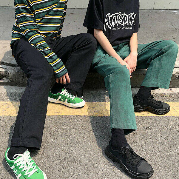 韓国 ストリート レディース ストリート系 ダンス衣装 代引き不可 ダンス ヒップホップ 衣装 ペイント 個性派 すっきりストレートシルエットのシンプル 服 大きいサイズ ファッション コスチューム 原宿系 個性的 スマートなコットンチノパンツ 派手 奇抜 ゆめかわいい