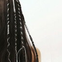 送料無料 シルバースレッド 銀紐 金紐 シルバーロープ ゴールドロープ ヘアロープ エスラスティック ブレイズヘア 編み込み 三つ編み ダンス