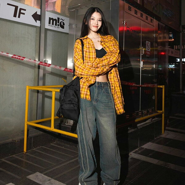 柄シャツ チェックシャツ 刺繍 ワンポイント ...の紹介画像3