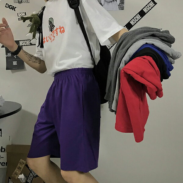 Rakuten - ハーフパンツ ショートパンツ レディース 無地 シンプル スポーツパンツ ダンス衣装 ヒップホップ 練習着 春夏 韓国ファッション ストリート