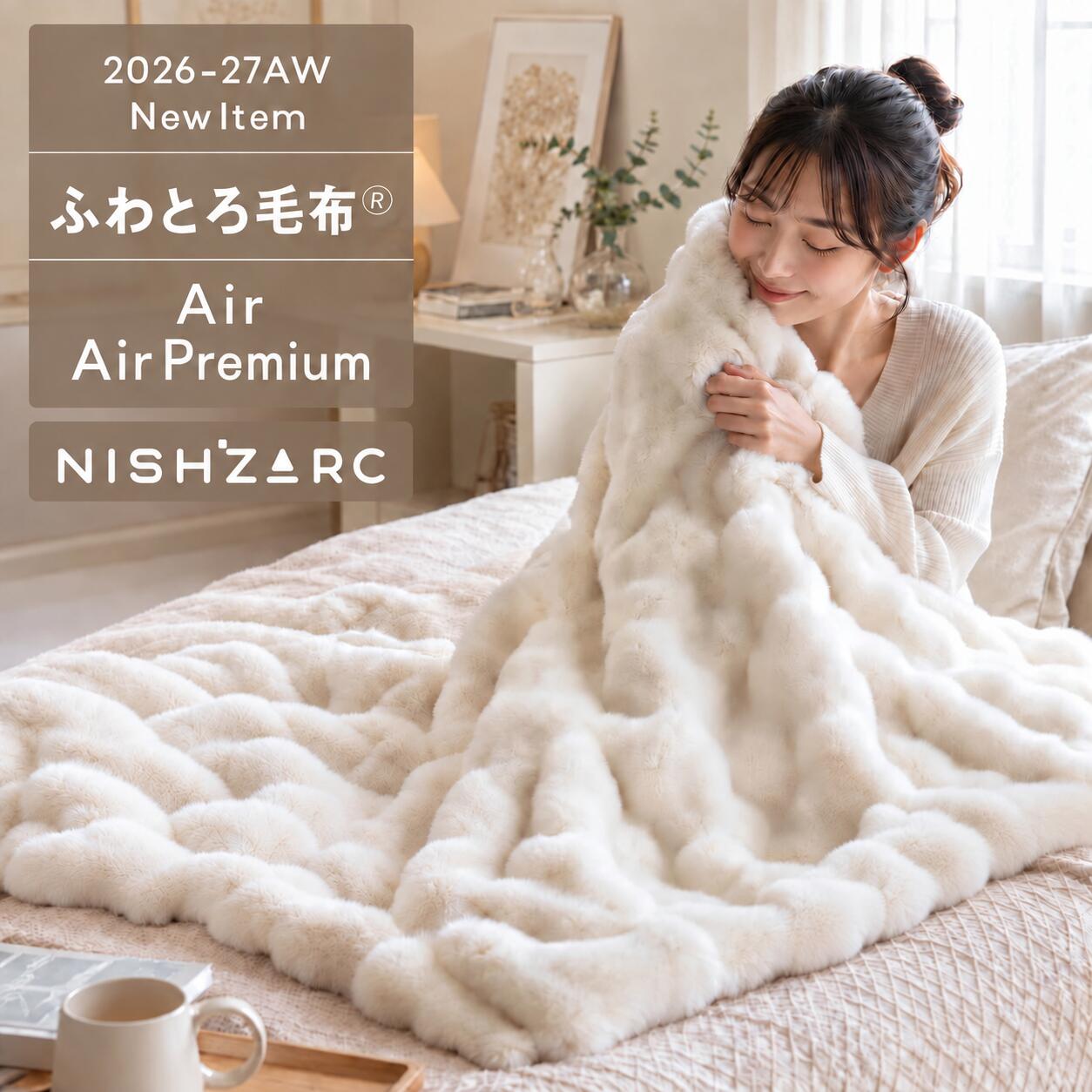 【130×160cm・160×200cm限定特価】さらに70％OFFクーポン配布中！終了後は価格見直し予定 NISHIZARC 【正規品】ふわとろ 毛布 選べる AIR・Air Premium とろとろ毛布 もこもこ毛布 洗える 毛布 ブランケット ふわふわ 厚手 あったか なめらか 秋冬 掛け毛布 ひざ掛け