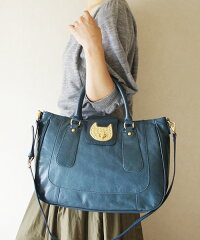 tsumori chisato CARRY(ツモリチサト キャリー) スマイルネコヒネリ 2WAYショルダー大
