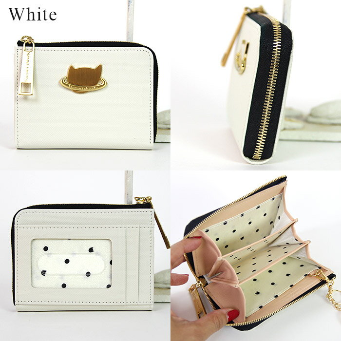 ポイント10倍【tsumori chisato CARRY ツモリチサト キャリー】 ねこプラネット マルチケース ミニ財布 キーケース レディース 婦人 本革 型押し かわいい【送料無料】