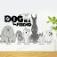 【送料無料】DOG is A FRIEND チワワ パグ シベリアンハスキー チャウチャウ ダックスフント 秋田犬 ドーベルマン ブルドッグ 子供部屋 DIY 幼稚園 保育園等に ウォールステッカー 30*90cm G386 1,198円