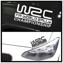 WRC FIA WORLD RALLY CHAMPIONSHIP 世界ラリー選手権 自動車 バイク用ステッカー カーステッカー 12*27.5cm 選べる2色（黒、白） G305