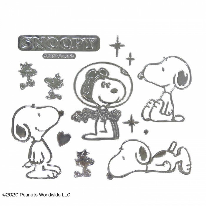 【送料無料】SNOOPY スヌーピー エンブレムステッカーラージ スヌーピーポーズ 自動車 バイク用ステッカー カーステッカー W170×D1×H137mm SN206