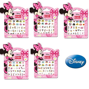 【送料無料】Disney MINNIE MOUSE　ミニーマウス　ミッキーマウス　ドナルドダック　デイジーダック　ウォルト・ディズニー ネイルシール　約12*8cm　34〜38枚セット　G29