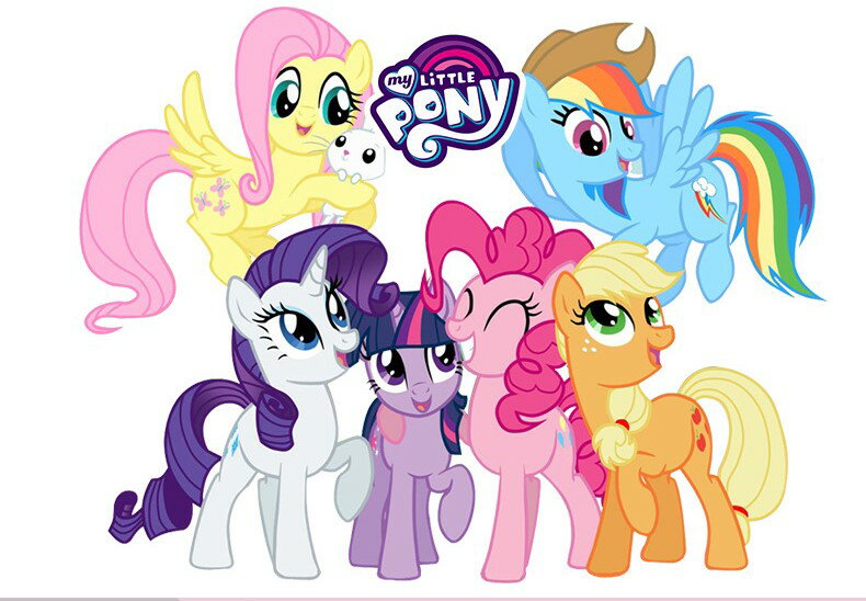 【送料無料】MY LITTLE PONY マイリトルポニー ネイルシール　約12*8cm　34〜38枚セット　G192