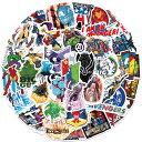 【送料無料】アベンジャーズ ステッカー Avengers マーベル ディズニー ウォールスッテッカー 壁紙シール wallsticker disney 3～6cm 50枚セット JA3