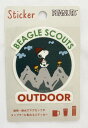 スヌーピー ウッドストック ピーナッツ PEANUTS ステッカー　ビーグルスカウト BEAGLE SCOUTS OUTDOOR 耐熱耐水ステッカー 耐熱100℃ PVC H110*W74mm PKS278