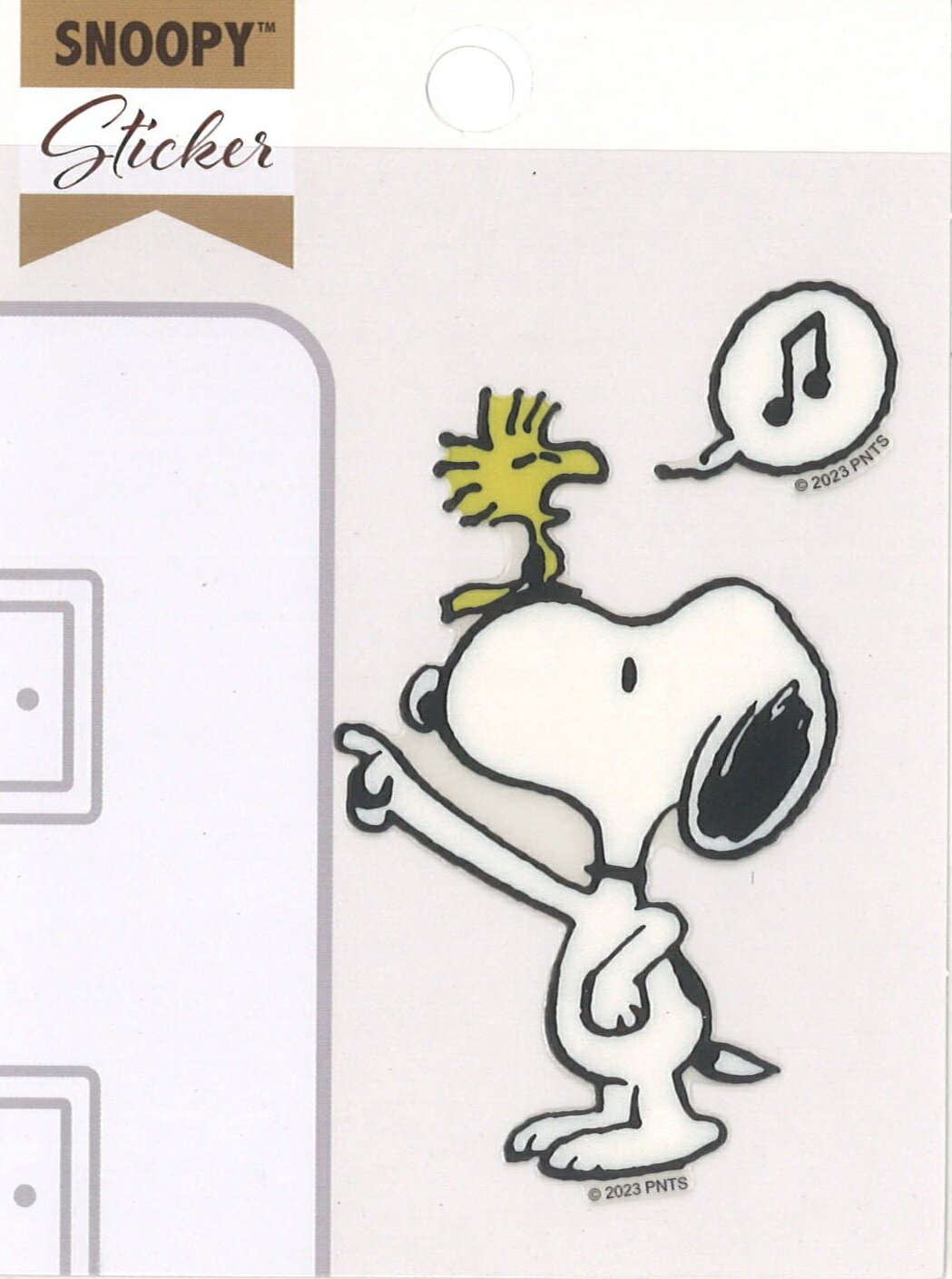 【送料無料】スヌーピー ピーナッツ PEANUTS SNOOPY&FRIENDS スイッチ ステッカー スヌーピー ピンポン 耐熱耐水ステッカー 耐熱100℃ PVC H120*W90mm PKS312