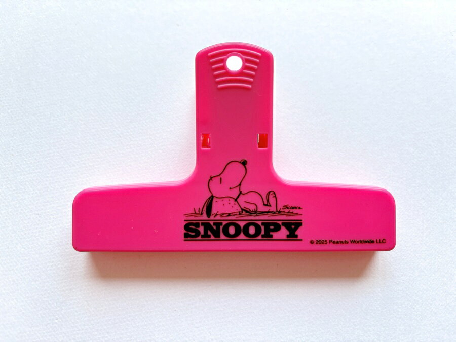 【送料無料】SNOOPY スヌーピー Snoopy 75周年 ダイカットクリップ 75th Anniversary ビッグクリップ PVCクリップ H64×W100mm PMN37