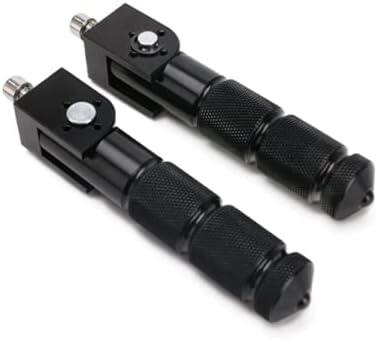 【Deepa Ribusu】可倒式 ステップ 汎用 M8 タンデムステップ CNC アルミ 左右セット ブラック フットペグ バイクステップ バックステップ モンキー ゴリラ ソロ エイプ ATV