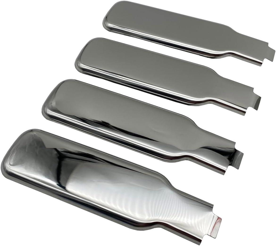 【Deepa Ribusu】ハイゼットジャンボ アオリ ハンドル カバー 4枚 メッキ ハイゼットトラック サンバートラック ピクシストラック 軽トラ 荷台 S200系 S500系 パーツ 交換 カスタム 補修 互換品