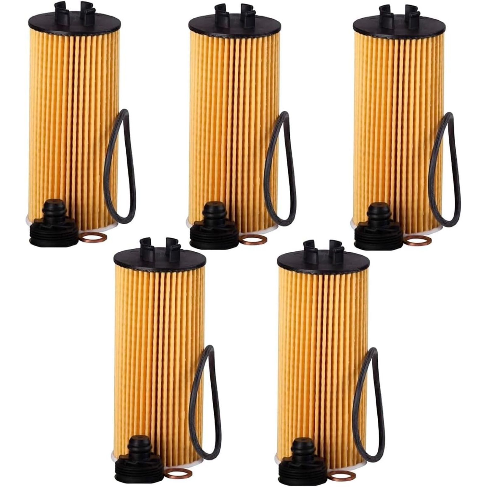 【Deepa Ribusu】F56 オイルフィルター ミニ クーパーD/S/SD クロスオーバー F54 F55 F56 F57 F60 エンジン オイルエレメント 5個 ワン クーパー 修理 交換 互換品