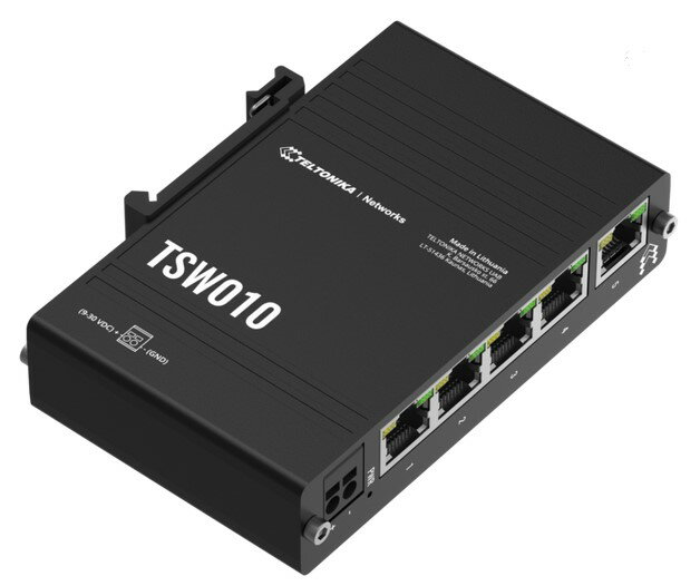 Teltonika TSW010 産業用イーサネットスイッチ【日本正規代理店品・保証付】