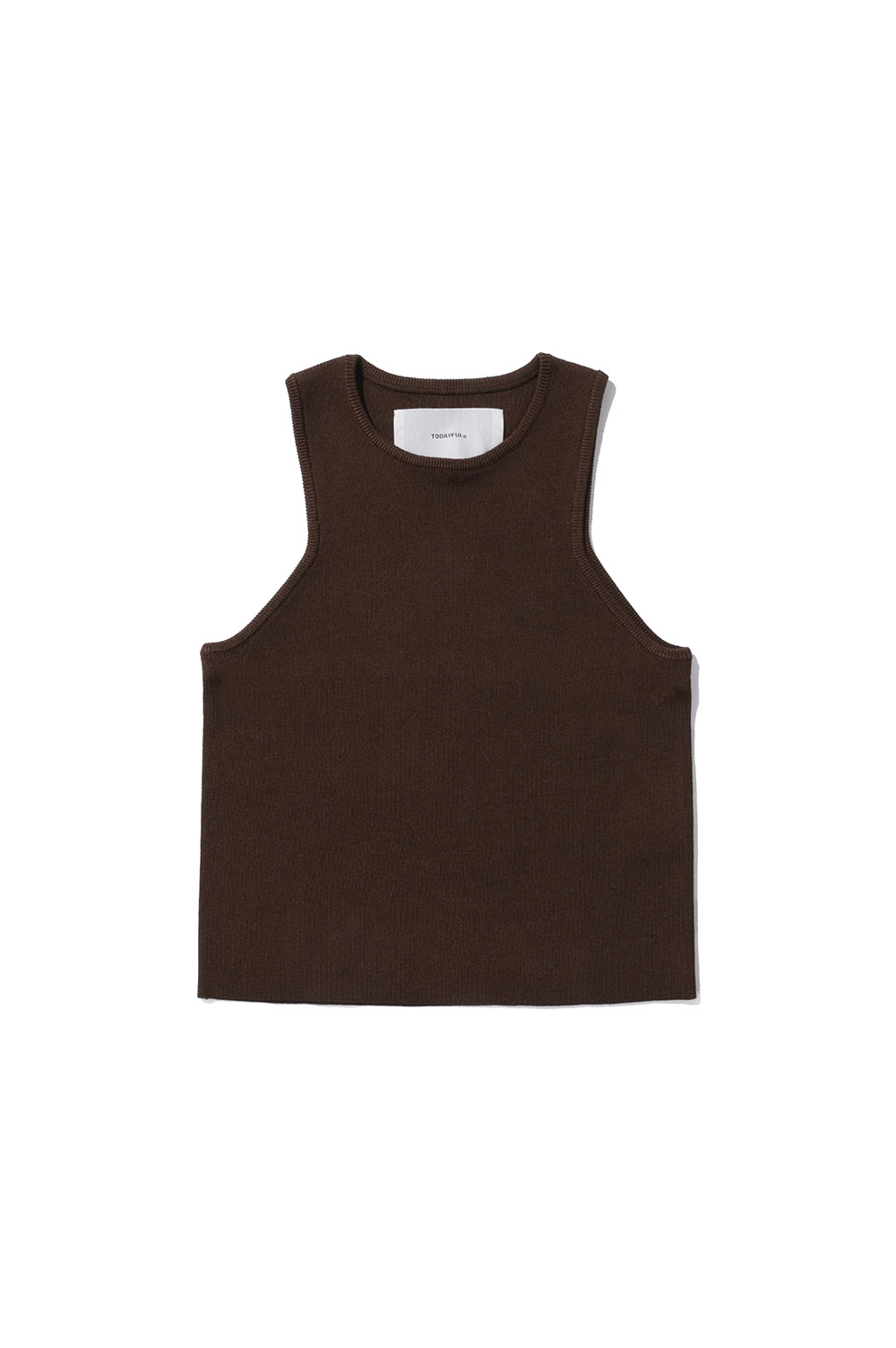 樂天商城 - Crewneck Knit Tanktop - BROWN (12610530) Todayful(トゥデイフル)