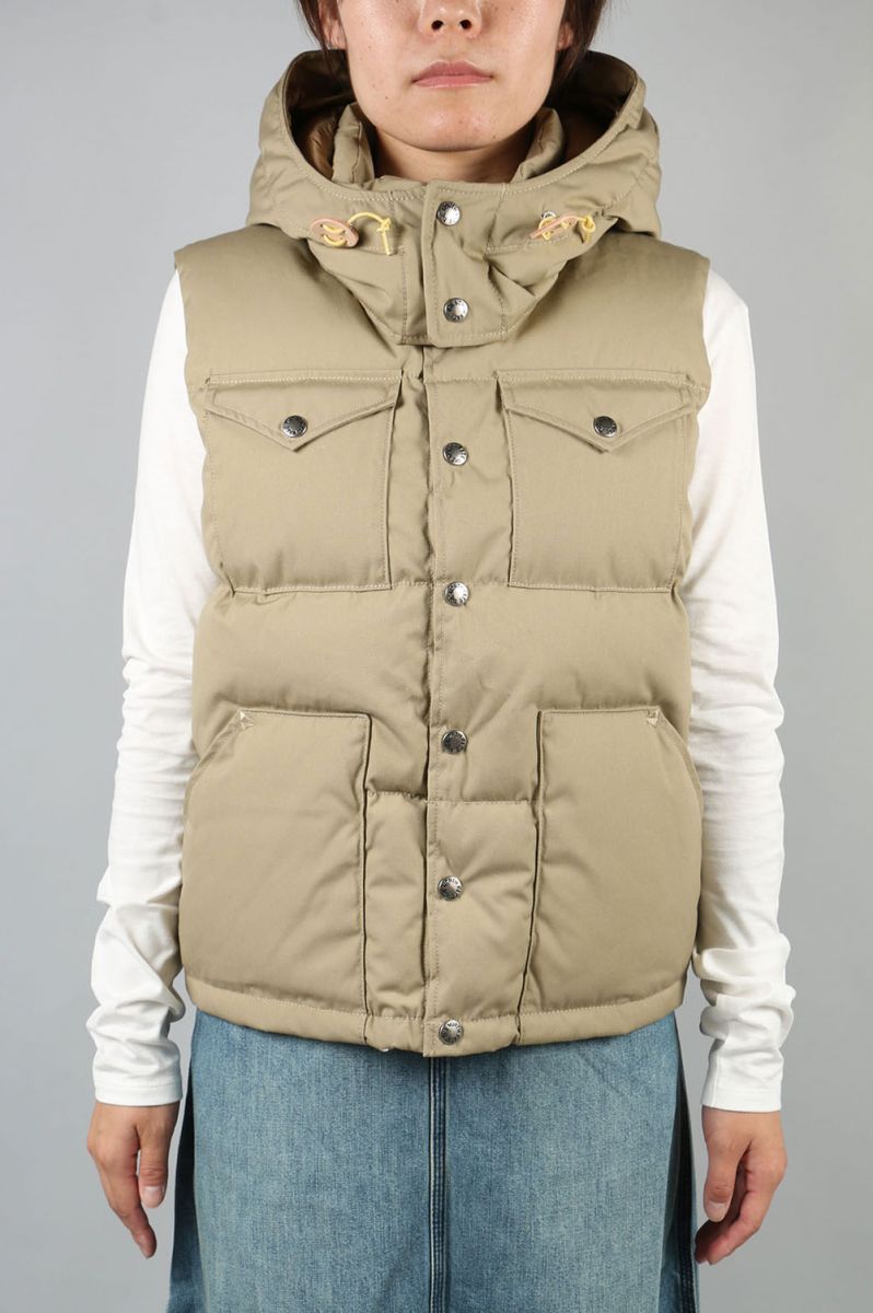 65/35 Hooded Sierra Vest-VINTAGE BEIGE(ND2750N) The North Face Purple Label -Women-(ザノースフェイス パープルレーベル)