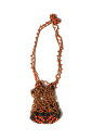 y90%OFFzHand knit Wooden Beads Bag -CAMEL Jun Mikami(WE~J~)