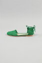 【SALE / 70%OFF】LACE UP RAFFIA SANDALA-GREEN(kise005) Kiira(キーラ)