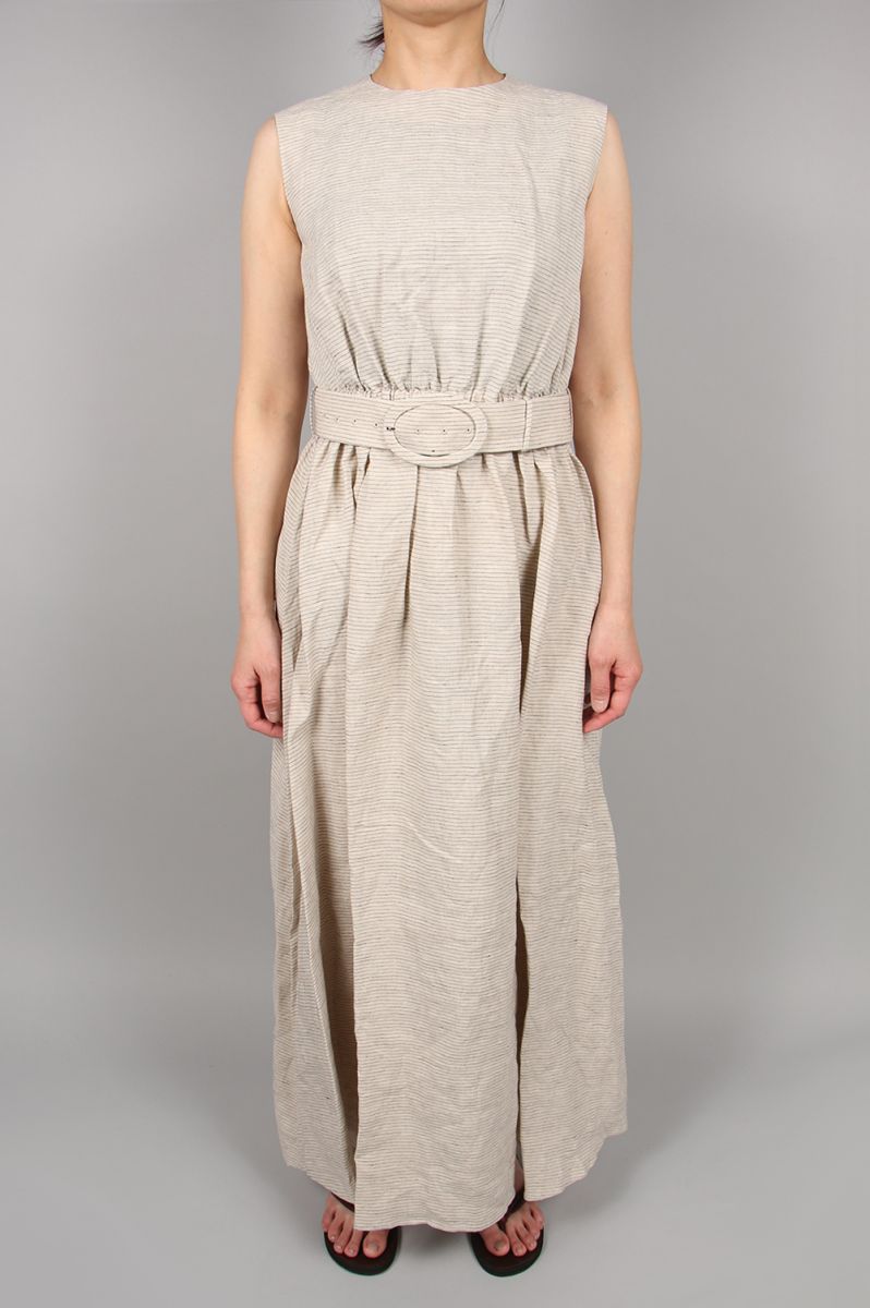 再再販 Border Linen Dress Ivory 11rfadre 06c Bluebird Boulevard ブルーバード ブルバード 信頼 Www Fundasamin Org Ar