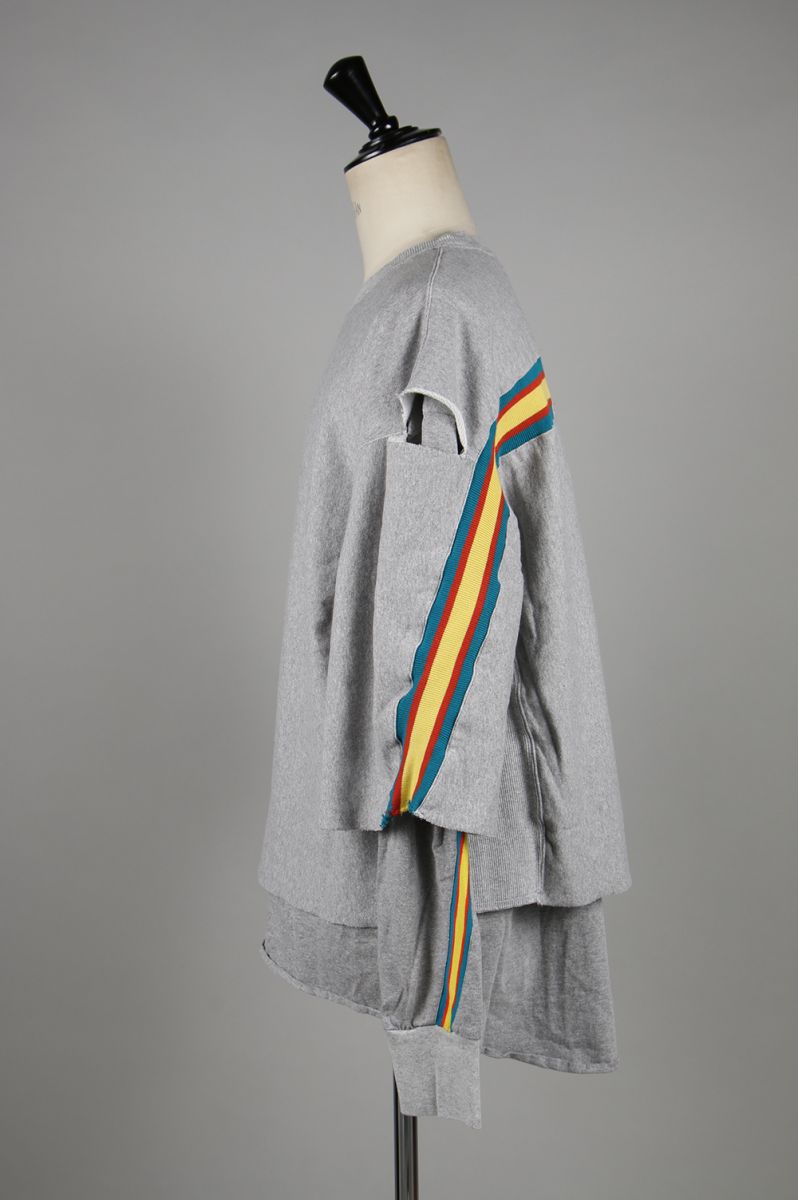 21春夏新作 40 Off Layered Rib Sweat Shirt Gray Pippa Sw M02 Facetasm Men ファセッタズム 平太鼓19尺送料無料 トップスメンズファッション Affinitydiamonds Com Au