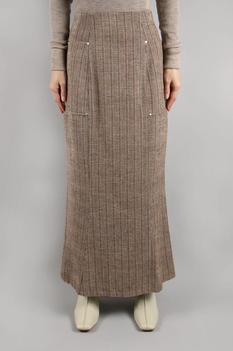 トゥデイフル レディース Jacquard Stripe Skirts ベージュ【正規取扱店】