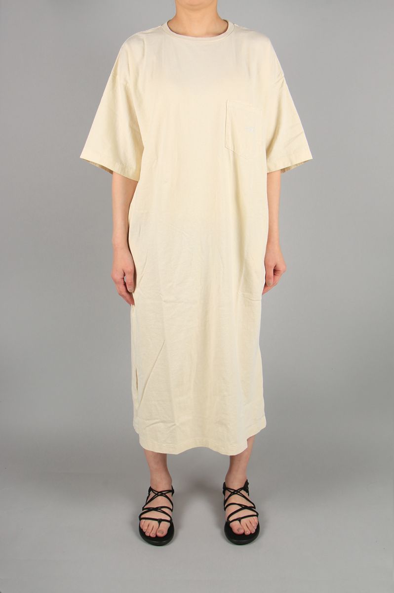 【40%OFF】5.5oz H/S Crew Neck Dress-CREAM(NTW3016N) The North Face Purple Label -Women-(ザノースフェイス パープルレーベル)