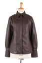 Ecoleather Slim Shirts -DARK BROWN / トゥデイフル / シャツ / エコレザースリムシャツ (12020417)(R) Todayful(トゥデイフル)