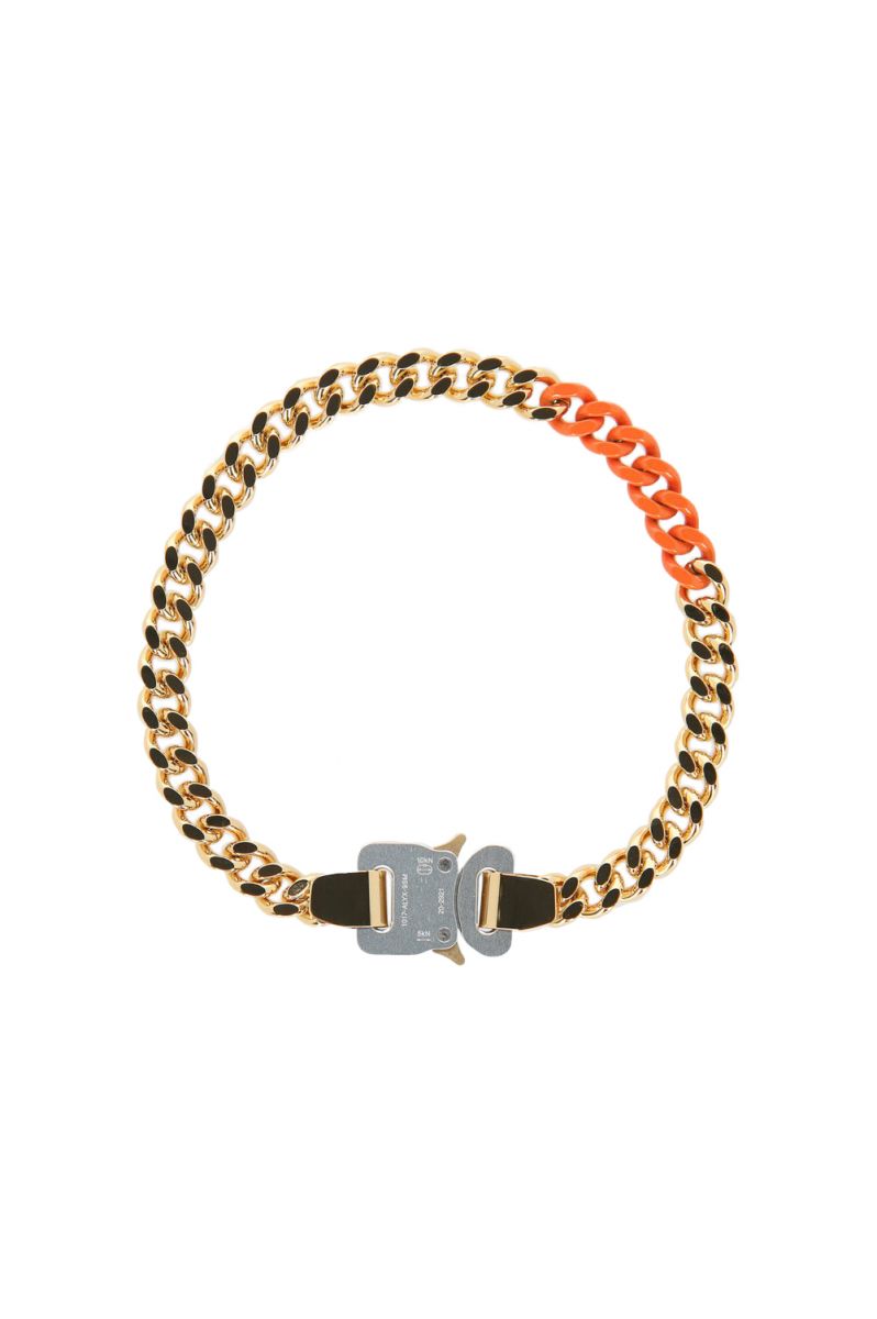 【40%OFF】COLORED LINKS BUCKLE NECKLACE / GOLD (AAUJW0078OT03) 1017 ALYX 9SM(アリクス)