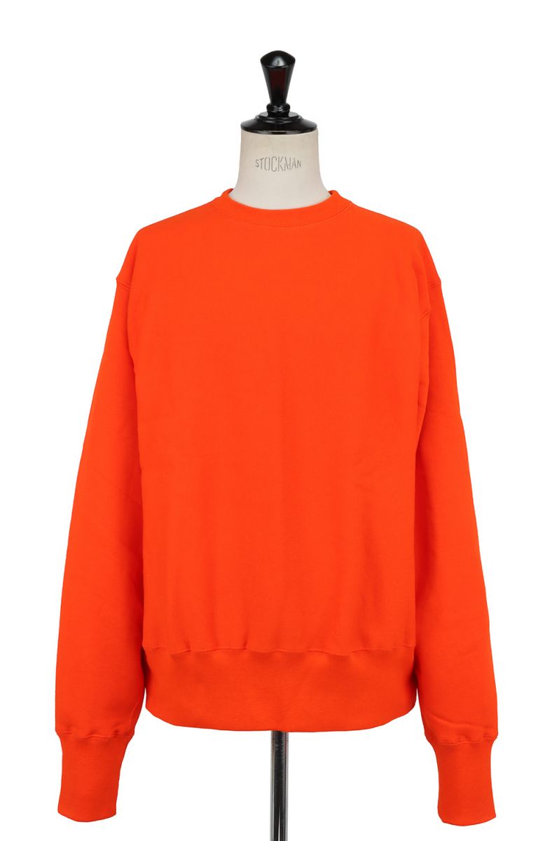 【P20倍】CROSS-KNIT / CREW NECK - ORANGE (#234) Camber(キャンバー)