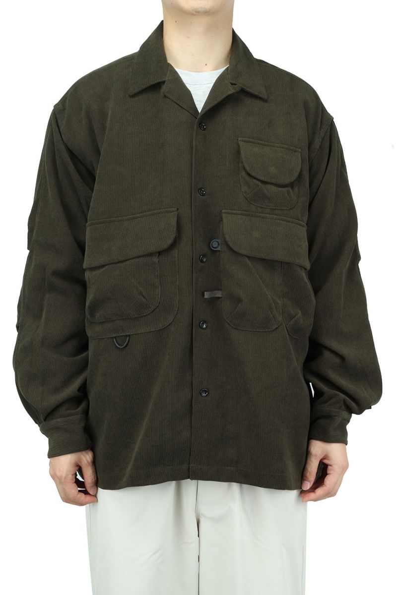 y40%OFFzTECH FISHERMANS OPEN COLLAR SHIRTS - OLIVE (BE-84021W) DAIWA PIER39(_CsA39)