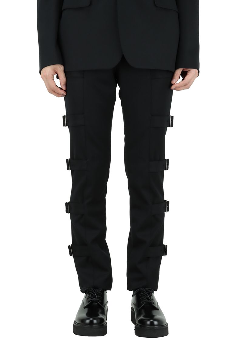 【50%OFF】BONDAGE TROUSERS(2B008-0121-02)-BLACK- John Lawrence Sullivan(ジョンローレンスサリバン)