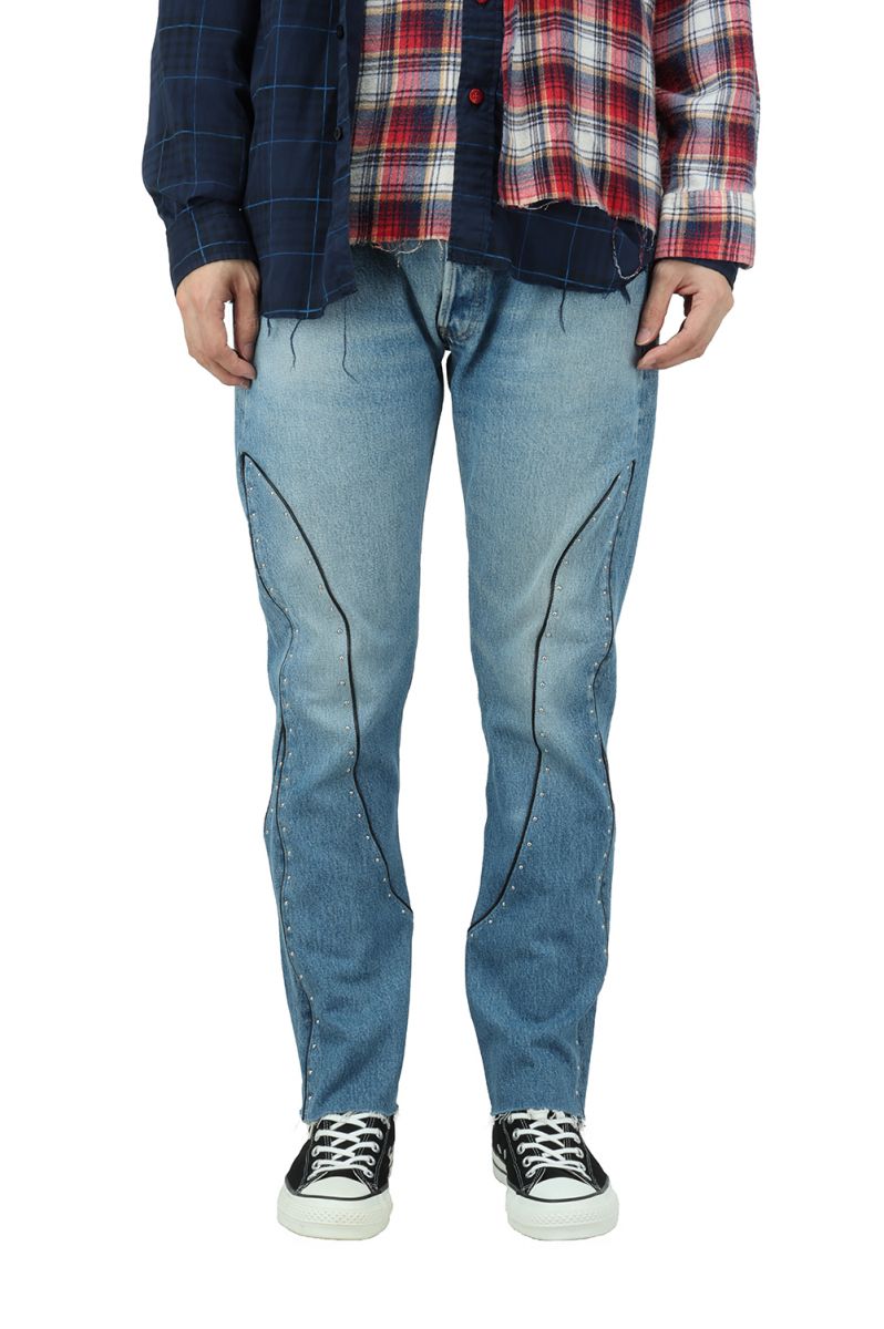 メンズファッション, ズボン・パンツ 30OFFOLDPARKMINEDENIM Rebuild Western Jeans USD - 32inch (MND-21AWOP004) Minedenim()