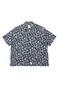 Flower wave S/S Oversize Shirt/Navy(2110210)* Applebum(アップルバム)
