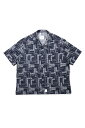 Paisley SS Oversize Shirt / Navy ( 2110208) Applebum(アップルバム)
