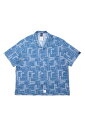 Paisley SS Oversize Shirt / Blue ( 2110208) Applebum(アップルバム)