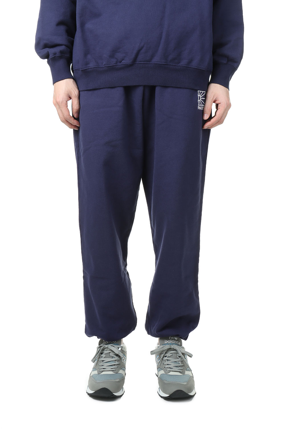 Rakuten - 【P10倍】LOGO SWEATPANTS KNIT/NAVY(PACC10P011) RASSVET(ラスベート)