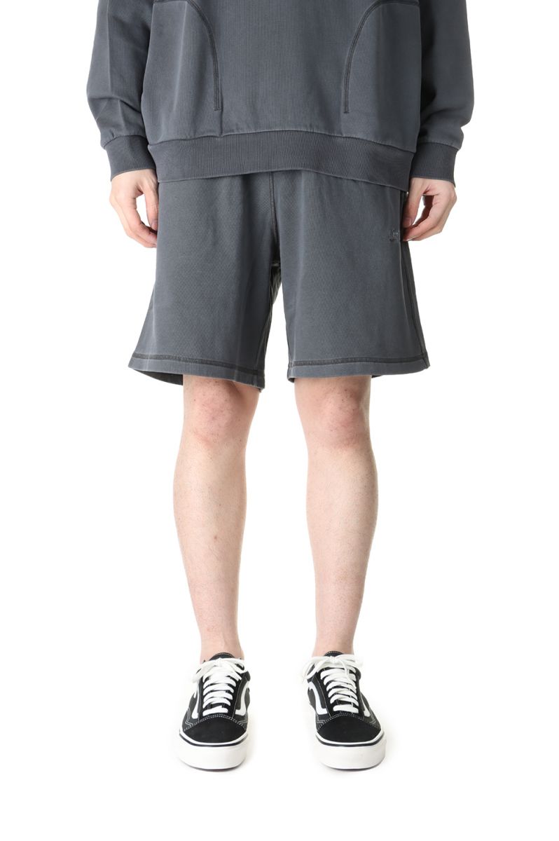 Rakuten - 【P10倍】PIGMENT DYED SWEAT SHORTS - CHARCOAL (WT22048IS) Wild Things(ワイルドシングス)