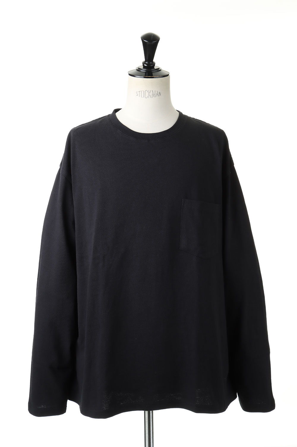 Rakuten - 【P10倍】BAGGY TEE L/S COTTON HEAVY JERSEY-BLACK(F272100C) [BP] First Down -Men-(ファースト・ダウン)First Down