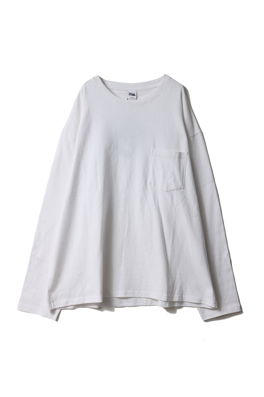 樂天商城 - BAGGY TEE L/S COTTON HEAVY JERSEY-WHITE(F272100C) First Down -Men-(ファースト・ダウン)