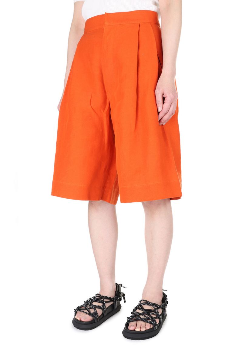 【40%OFF】LINEN SHORTS -Orange (21SS-13-H) Jun Mikami(ジュンミカミ)