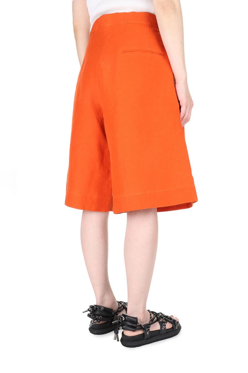 【40%OFF】LINEN SHORTS -Orange (21SS-13-H) Jun Mikami(ジュンミカミ)