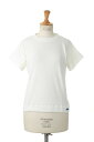 【40 OFF】roll-up sleeve T white(17RCSTOP-15C) Bluebird Boulevard(ブルーバードブルバード)