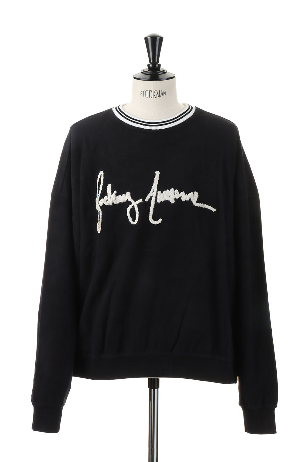 PILLED CURSIVE CREWNECK/BLACK Fucking Awesome(ファッキンオーサム)